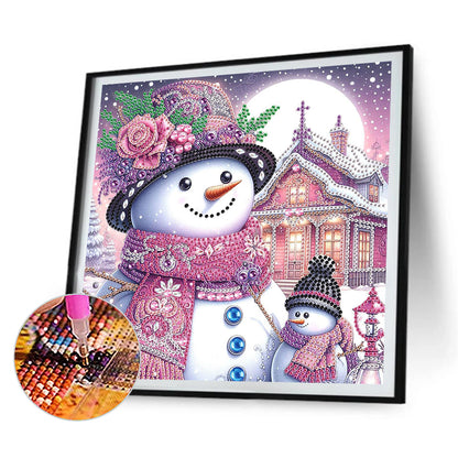 4 Pcs Christmas - Special Shaped Drill Diamond Painting 30*30CM