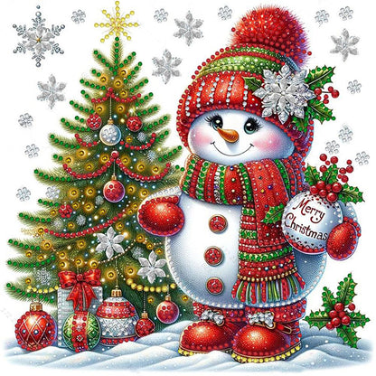 4 Pcs Christmas - Special Shaped Drill Diamond Painting 30*30CM