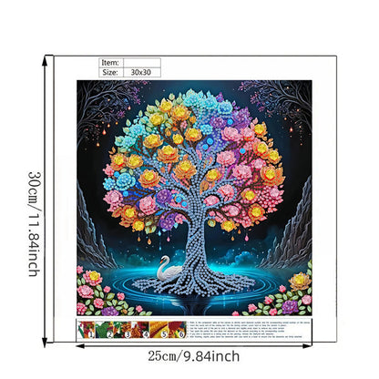 Tree Of Life - Special Shaped Drill Diamond Painting 30*30CM