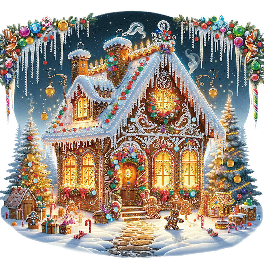 4 Pcs Christmas - Special Shaped Drill Diamond Painting 40*40CM
