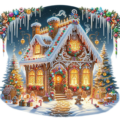 4 Pcs Christmas - Special Shaped Drill Diamond Painting 40*40CM