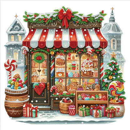 4 Pcs Christmas - Special Shaped Drill Diamond Painting 40*40CM
