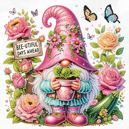 4 Pcs Gnome - Special Shaped Drill Diamond Painting 30*30CM