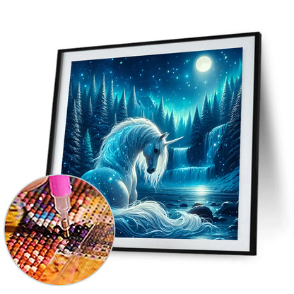 Unicorn - Full Round Drill Diamond Painting 40*40CM