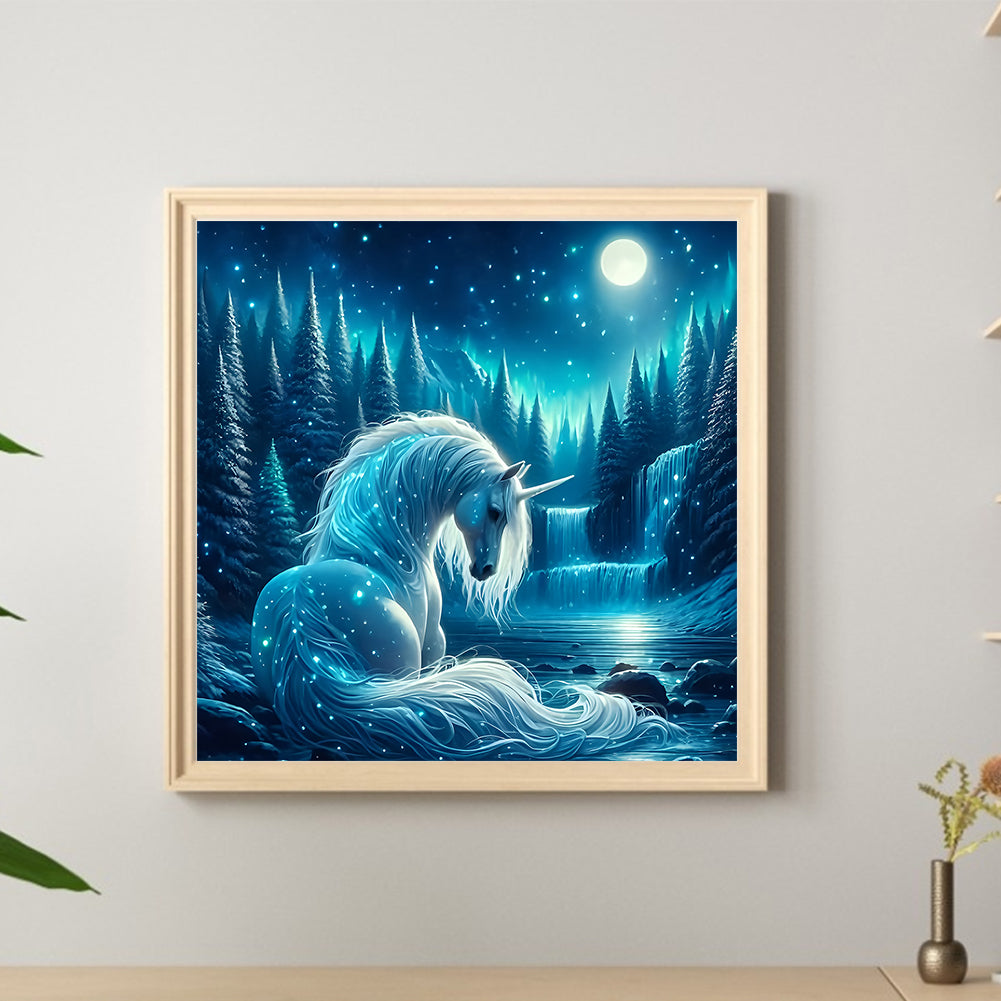 Unicorn - Full Round Drill Diamond Painting 40*40CM