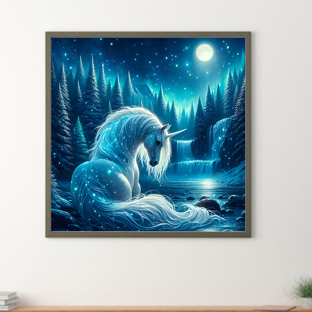 Unicorn - Full Round Drill Diamond Painting 40*40CM