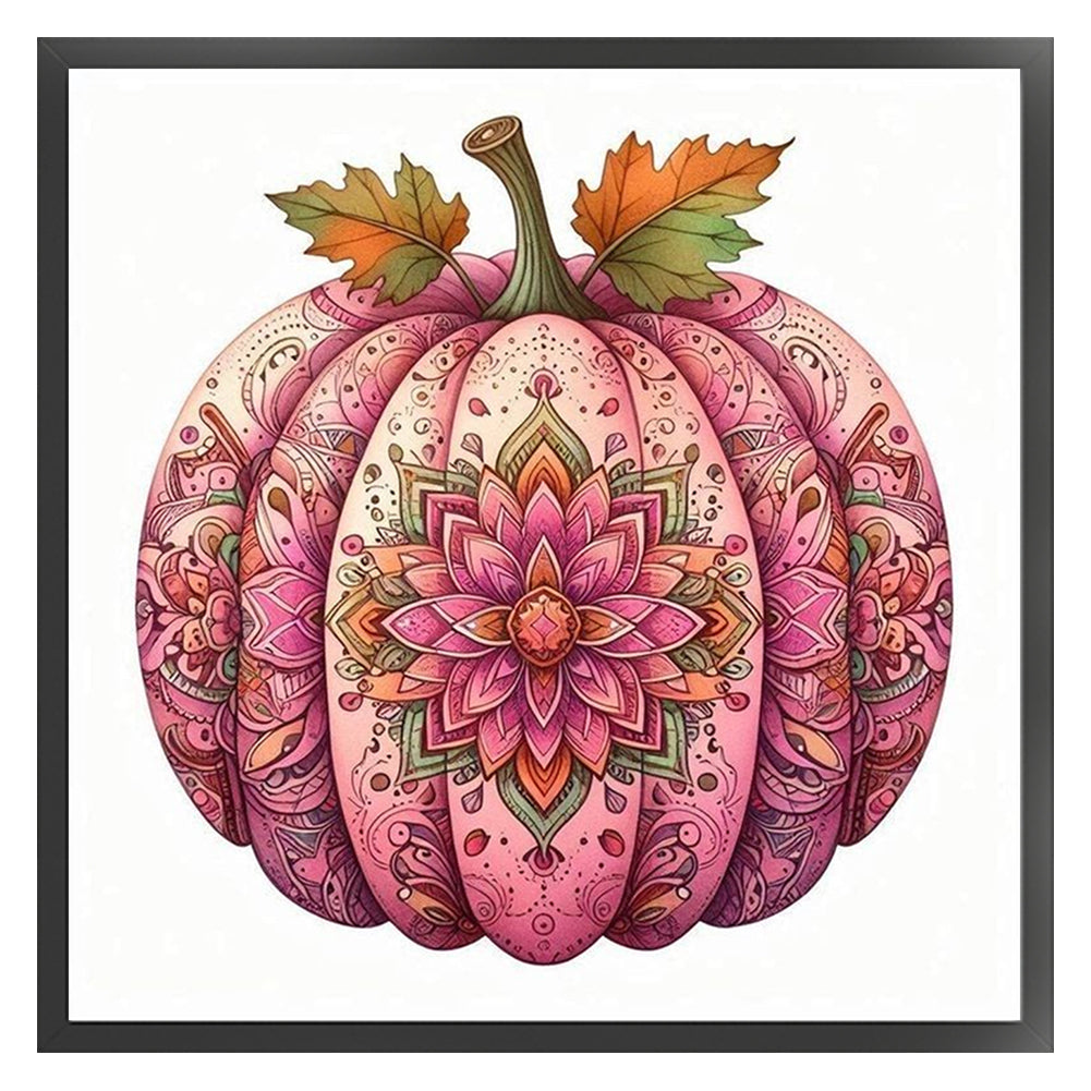 Mandala Pumpkin - 14CT Stamped Cross Stitch 40*40CM
