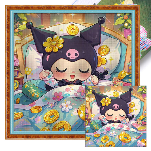 Kuromi - 11CT Stamped Cross Stitch 60*60CM(Brand)