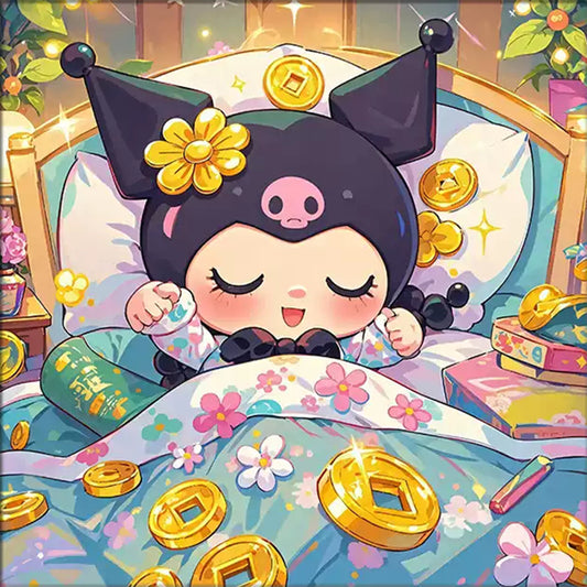 Kuromi - 11CT Stamped Cross Stitch 60*60CM(Brand)