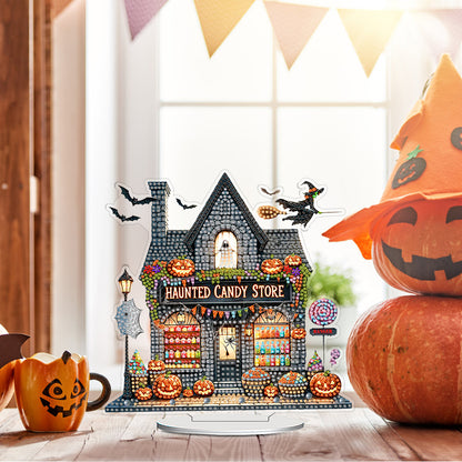 2D Flat Xmas DIY Desktop Diamond Art Kits Diamond Painting Desktop Ornaments Kit