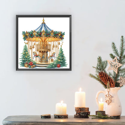 Carousel - Special Shaped Drill Diamond Painting 30*30CM