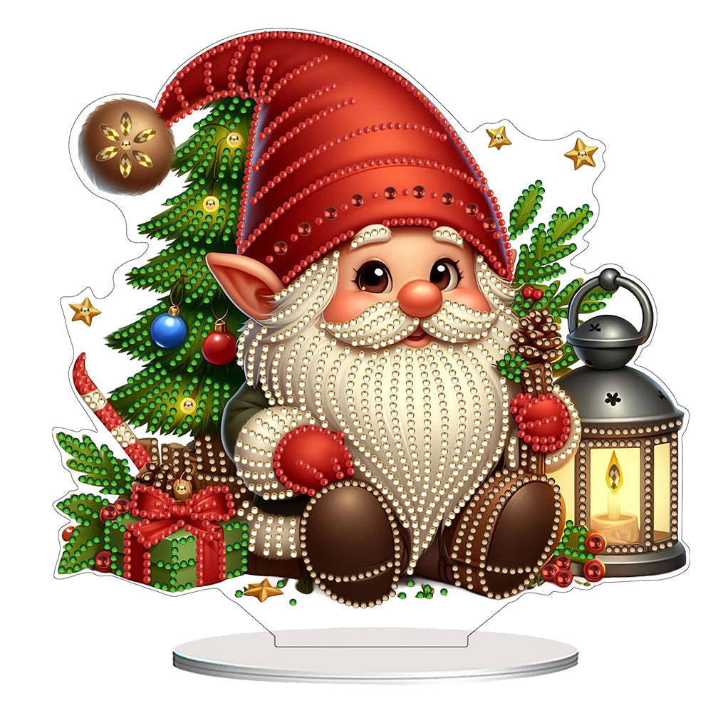 2D Flat DIY Diamond Painting Desktop Ornaments Kit for Home Office Desktop Decor