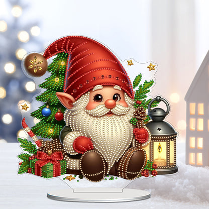 2D Flat DIY Diamond Painting Desktop Ornaments Kit for Home Office Desktop Decor