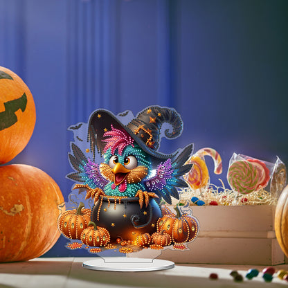 2D Flat DIY Diamond Painting Desktop Ornaments Kit for Home Office Desktop Decor