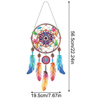 Dream Catcher 2D Flat DIY Diamond Art Pendant Special Shape Diamond Painting Set