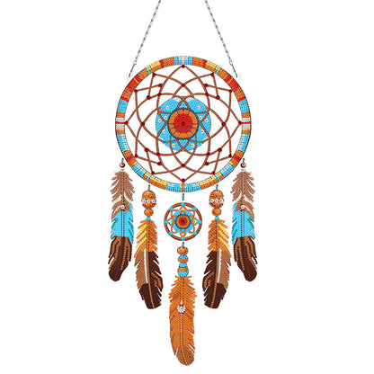 Dream Catcher 2D Flat DIY Diamond Art Pendant Special Shape Diamond Painting Set