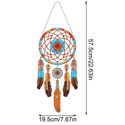Dream Catcher 2D Flat DIY Diamond Art Pendant Special Shape Diamond Painting Set