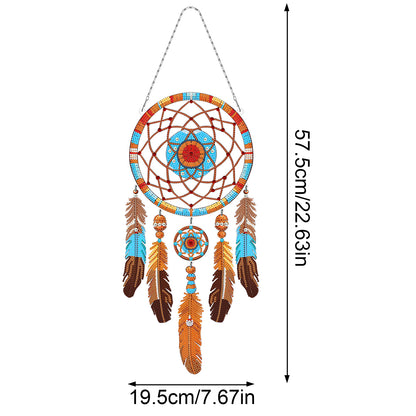 Dream Catcher 2D Flat DIY Diamond Art Pendant Special Shape Diamond Painting Set