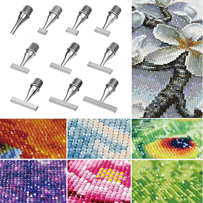 Stainless Steel Diamond Painting Pen Tip Diamond Art Pen Tip for DIY Crafts (11)