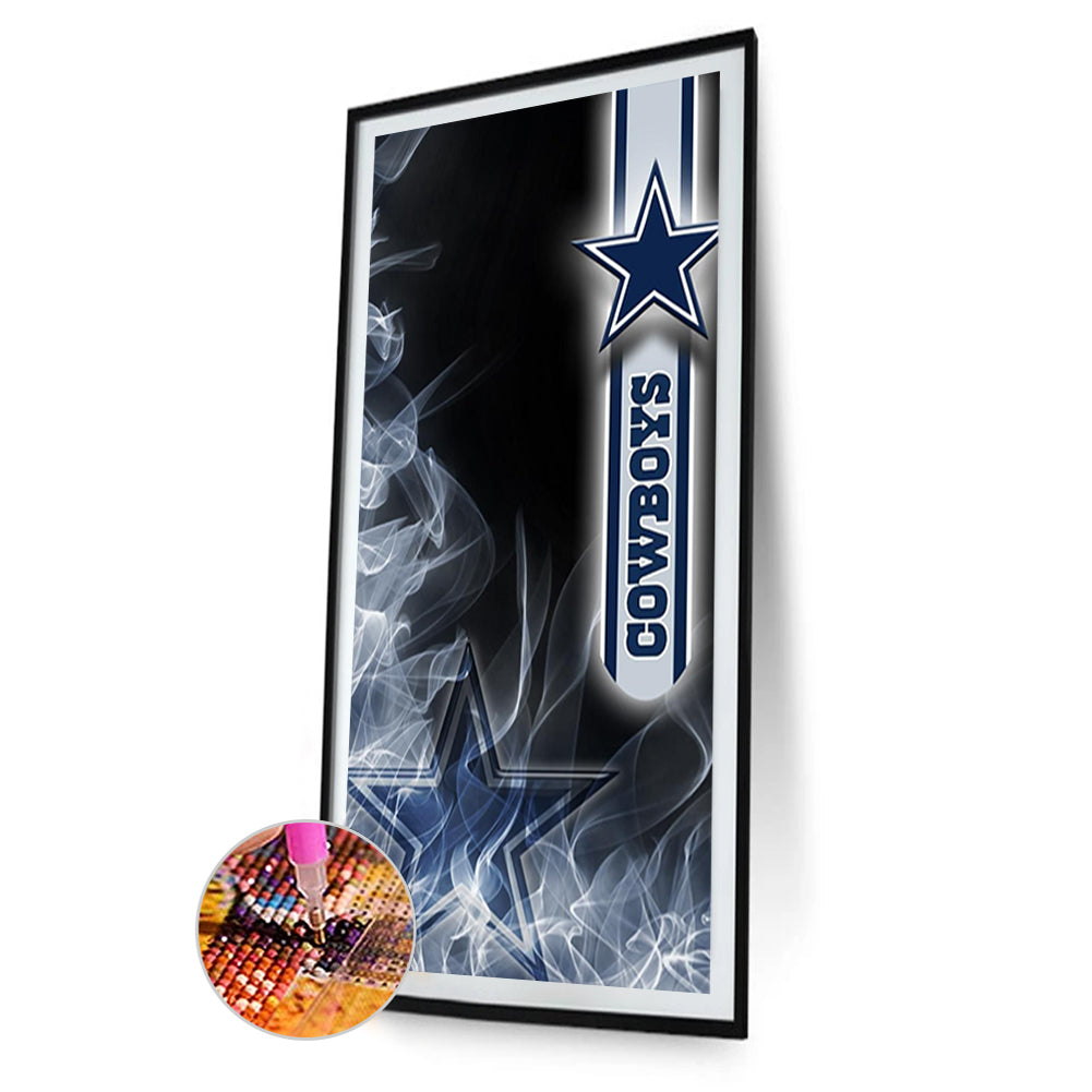 Dallas Cowboys - Full Round Drill Diamond Painting 40*80CM