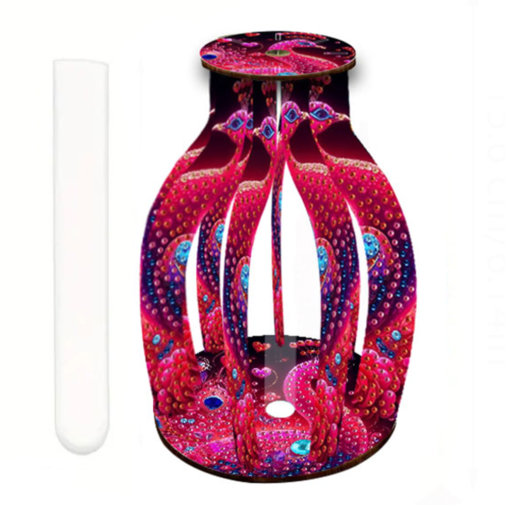 Diamond Painting Flower Vase Desktop Diamond Art Kits for Home Office Decor