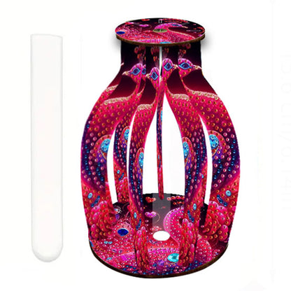 Diamond Painting Flower Vase Desktop Diamond Art Kits for Home Office Decor