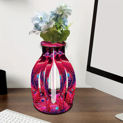 Diamond Painting Flower Vase Desktop Diamond Art Kits for Home Office Decor
