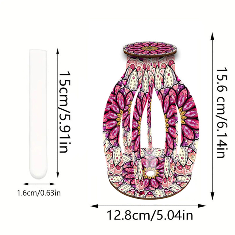 Diamond Painting Flower Vase Desktop Diamond Art Kits for Home Office Decor