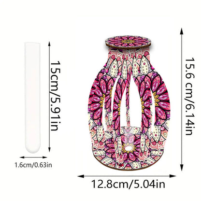 Diamond Painting Flower Vase Desktop Diamond Art Kits for Home Office Decor