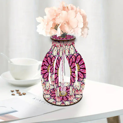 Diamond Painting Flower Vase Desktop Diamond Art Kits for Home Office Decor