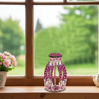 Diamond Painting Flower Vase Desktop Diamond Art Kits for Home Office Decor