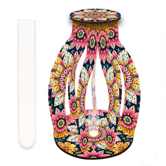 Diamond Painting Flower Vase Desktop Diamond Art Kits for Home Office Decor