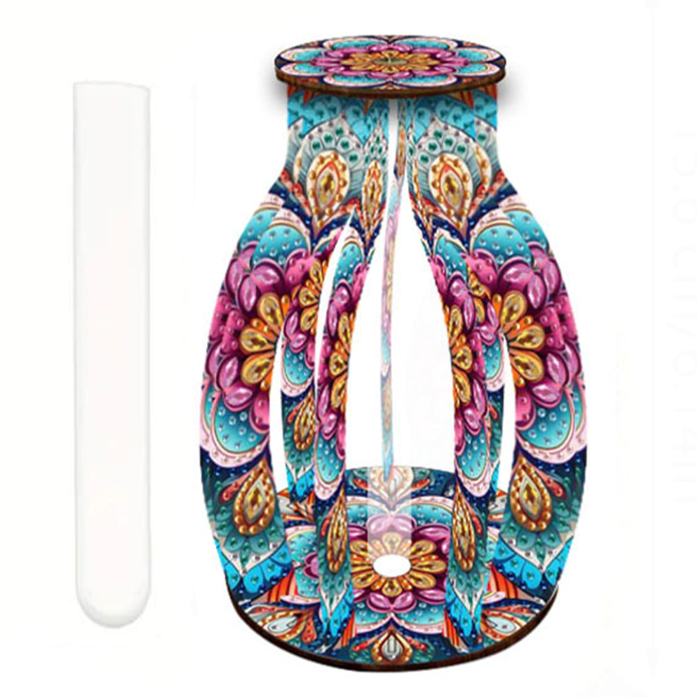Diamond Painting Flower Vase Desktop Diamond Art Kits for Home Office Decor