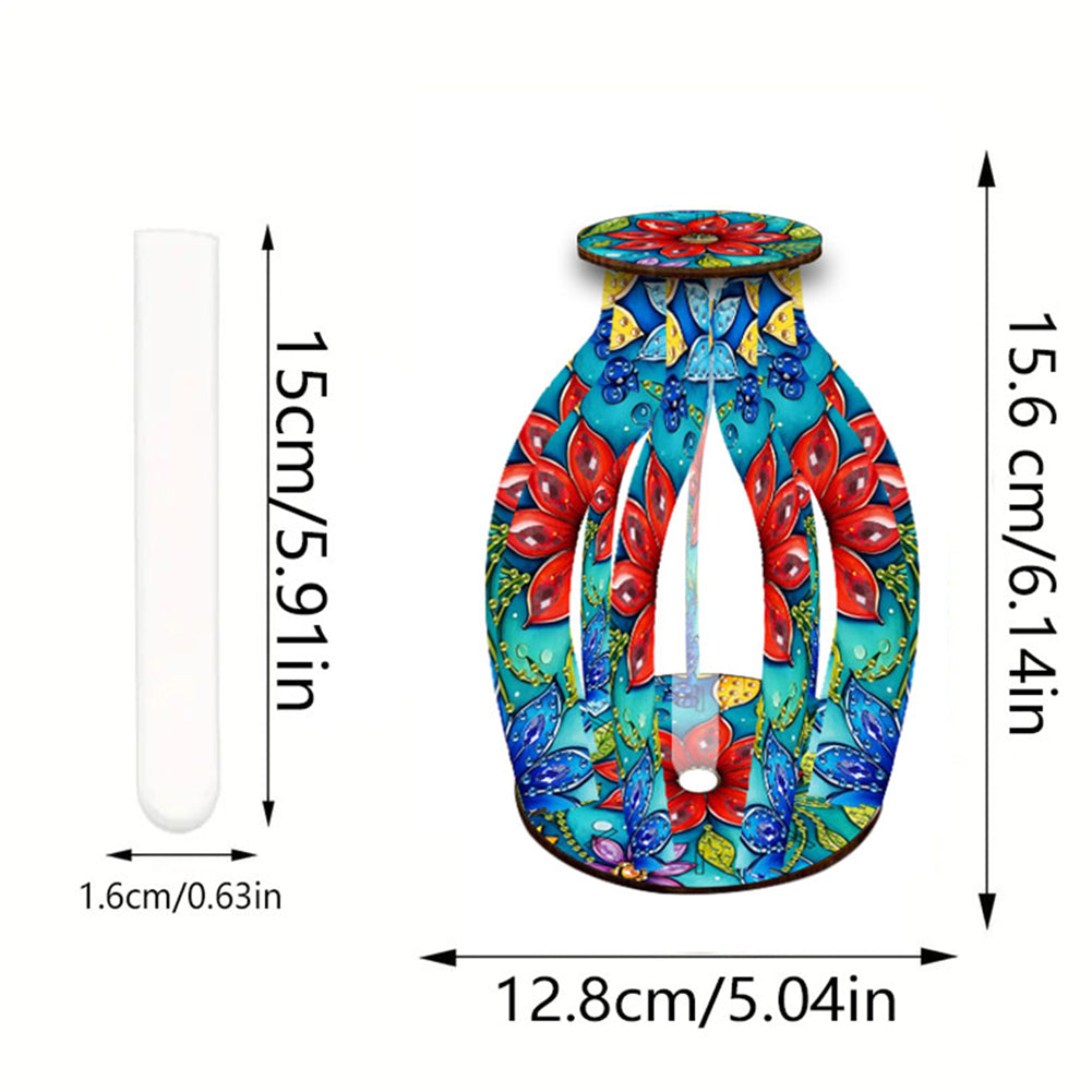 Diamond Painting Flower Vase Desktop Diamond Art Kits for Home Office Decor