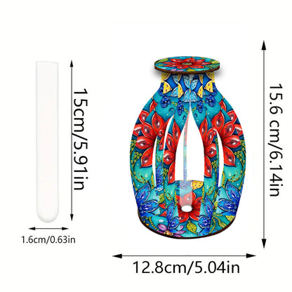 Diamond Painting Flower Vase Desktop Diamond Art Kits for Home Office Decor