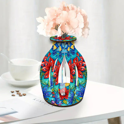 Diamond Painting Flower Vase Desktop Diamond Art Kits for Home Office Decor