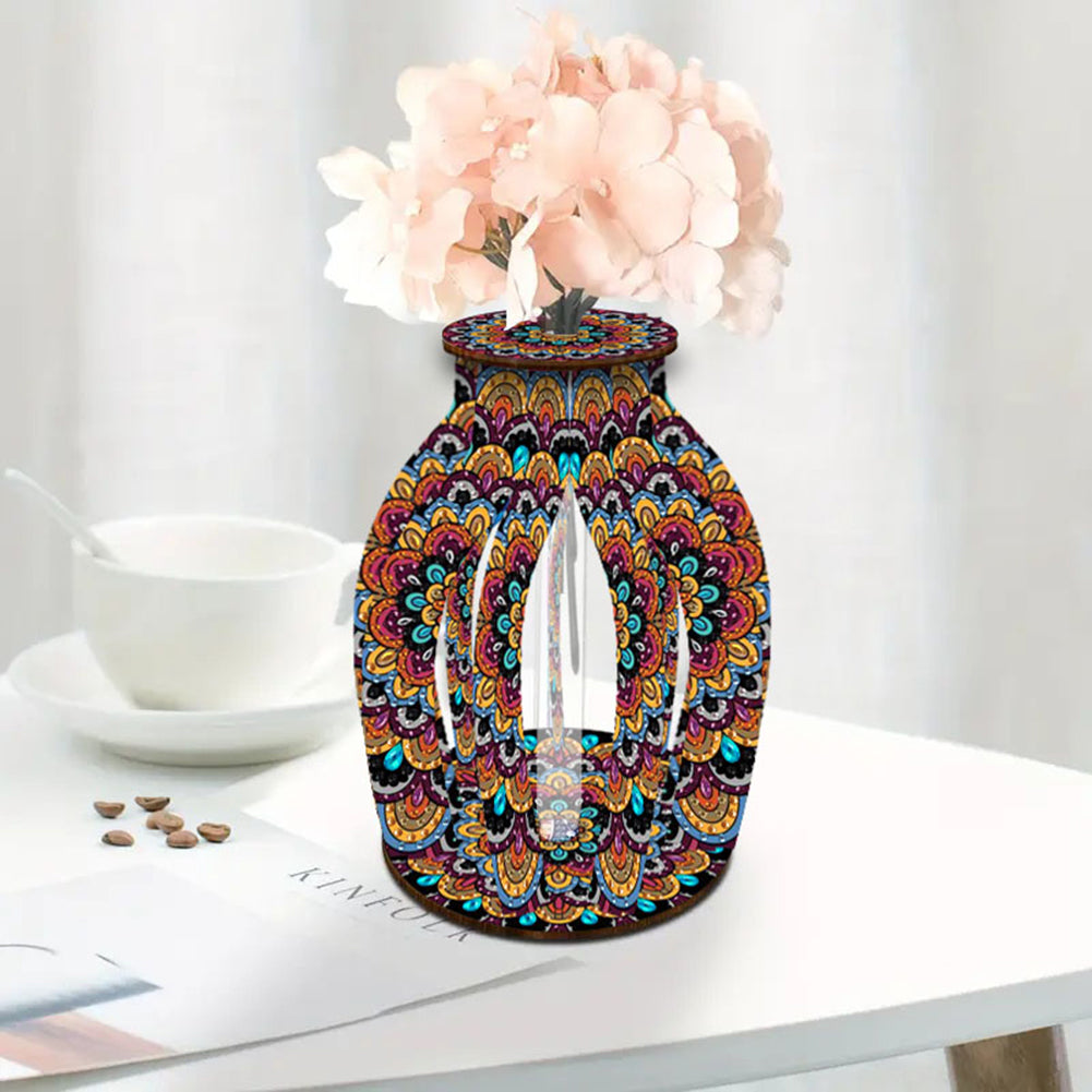 Diamond Painting Flower Vase Desktop Diamond Art Kits for Home Office Decor