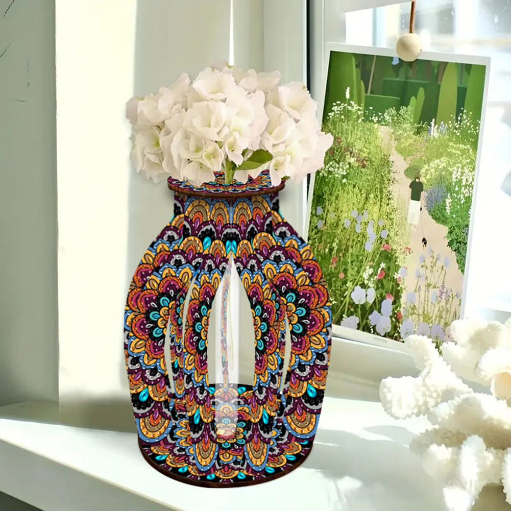 Diamond Painting Flower Vase Desktop Diamond Art Kits for Home Office Decor