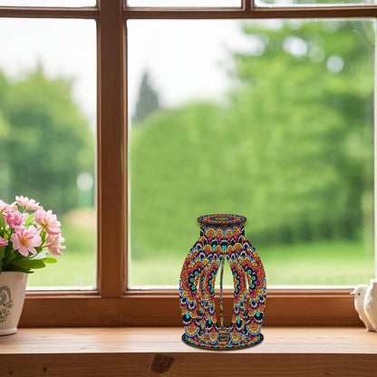 Diamond Painting Flower Vase Desktop Diamond Art Kits for Home Office Decor