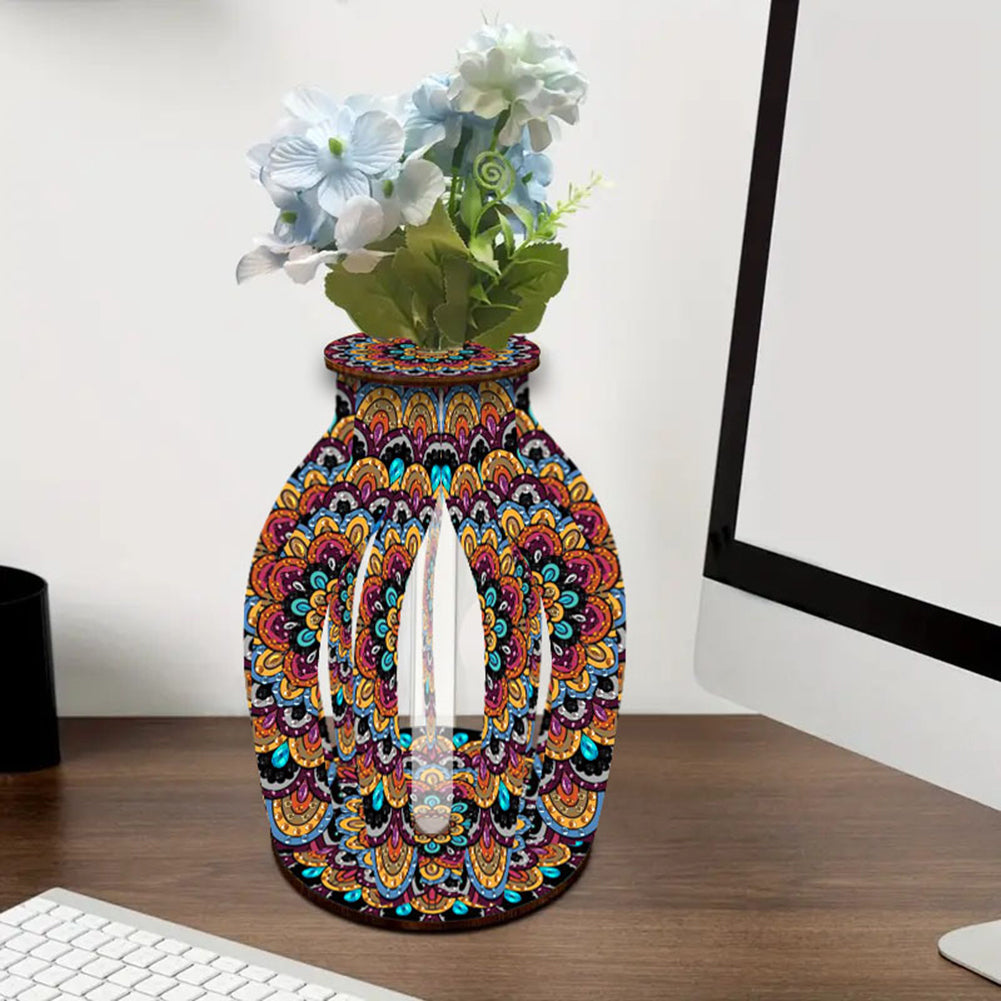 Diamond Painting Flower Vase Desktop Diamond Art Kits for Home Office Decor