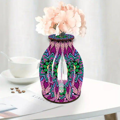 Diamond Painting Flower Vase Desktop Diamond Art Kits for Home Office Decor