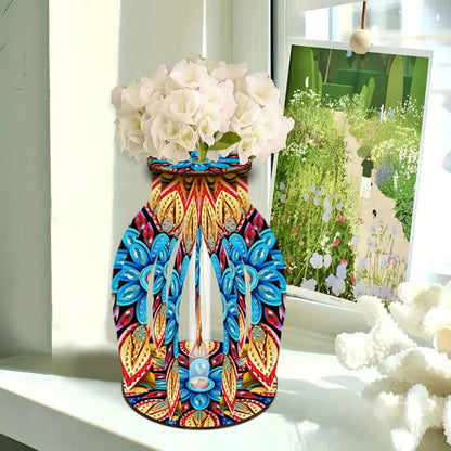 Diamond Painting Flower Vase Desktop Diamond Art Kits for Home Office Decor