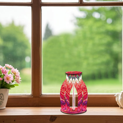 Diamond Painting Flower Vase Desktop Diamond Art Kits for Home Office Decor