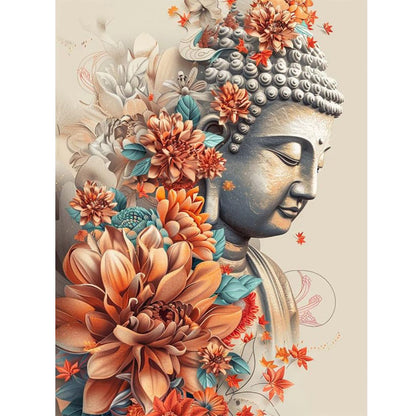 Buddha Statue - Full Round Drill Diamond Painting 30*40CM