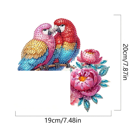 2D Flat Diamond Painting Door Corner Sign DIY Diamond Art Door Right Angle Sign