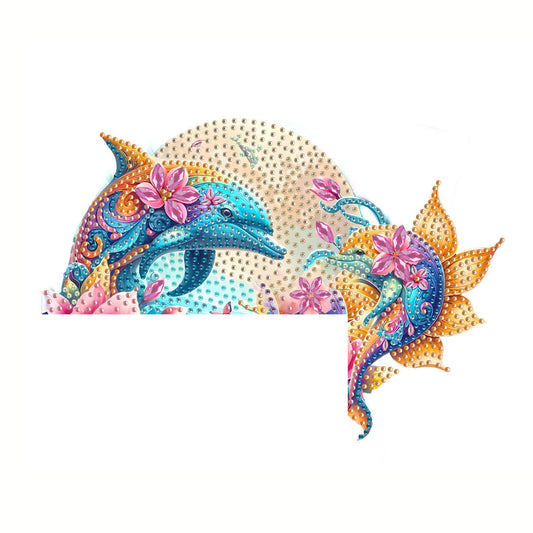 2D Flat Diamond Painting Door Corner Sign DIY Diamond Art Door Right Angle Sign