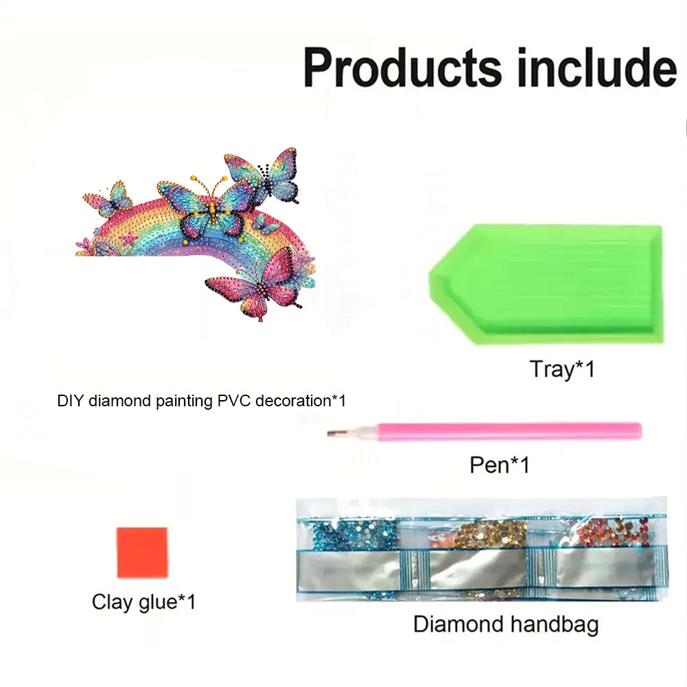 2D Flat Diamond Painting Door Corner Sign DIY Diamond Art Door Right Angle Sign