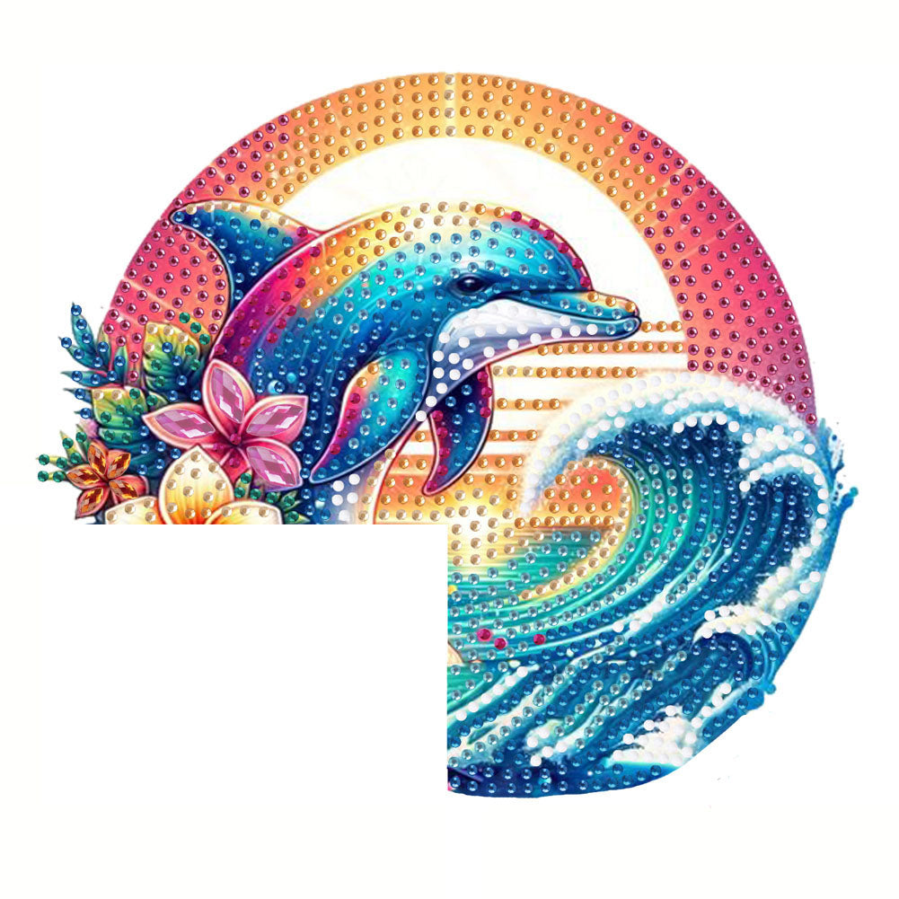 2D Flat Diamond Painting Door Corner Sign DIY Diamond Art Door Right Angle Sign