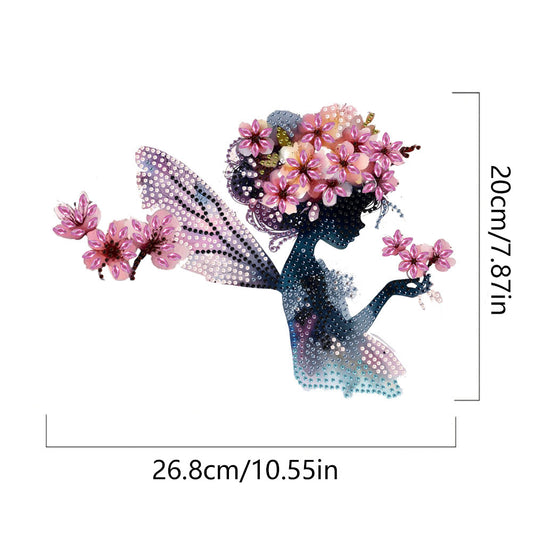 2D Flat Diamond Painting Door Corner Sign DIY Diamond Art Door Right Angle Sign