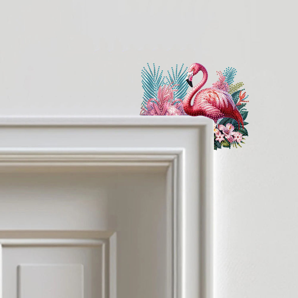 2D Flat Diamond Painting Door Corner Sign DIY Diamond Art Door Right Angle Sign